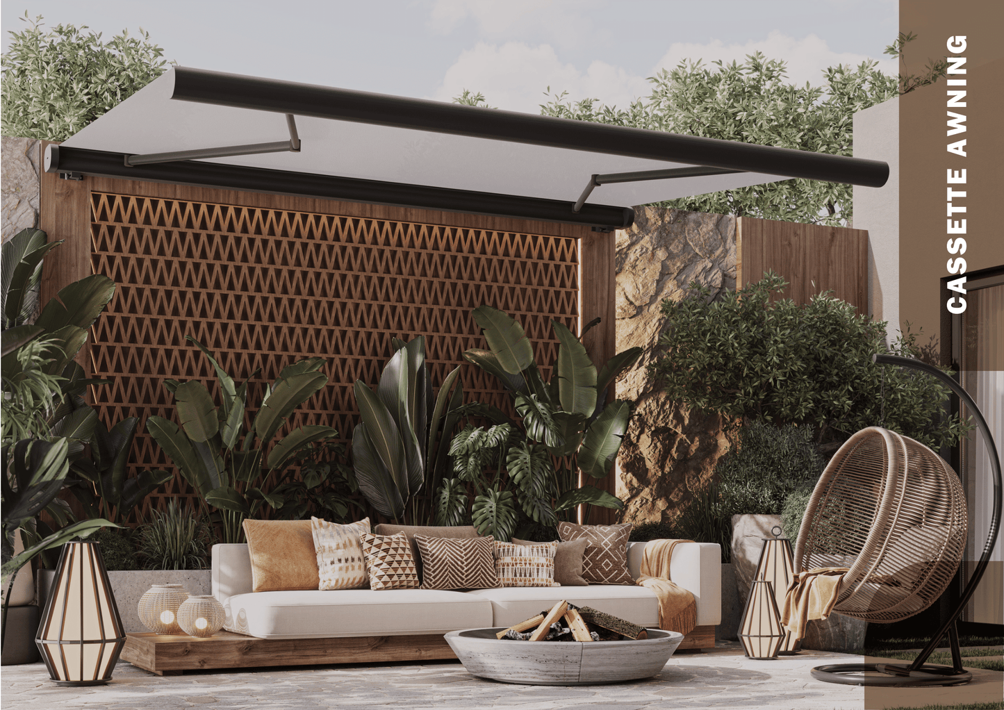 Cassette Awning (Height: 1.00–1.75 m, Width: 1.00–6.00 m)